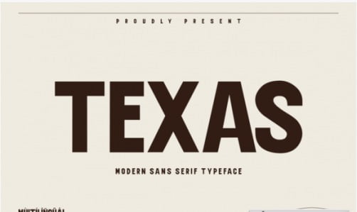 Texas Font