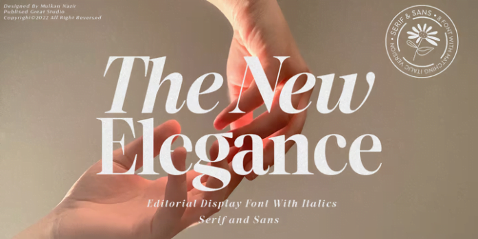 The New Elegance Font Family