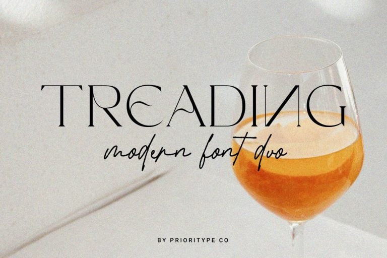 Treading – Modern Font Duo