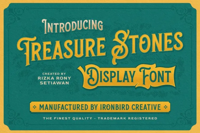 Treasure Stones Font