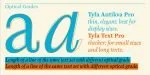 Tyfa Antikva Font