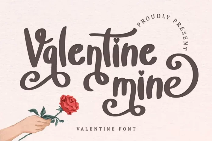 Valentine Mine Font