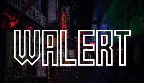 WALERT Font