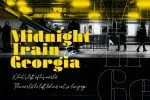 Walking Broadway - Bold Type Font
