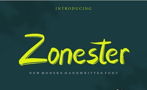 Zonester Font