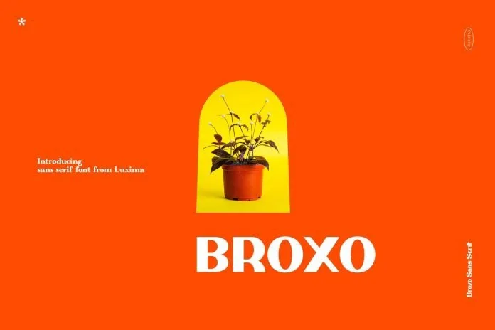 Broxo - Stylish Sans Serif Font
