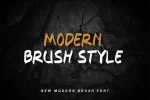 Brush Destorsi Font