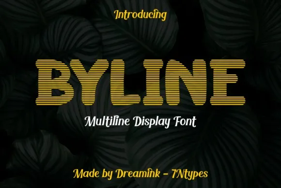 Byline Font