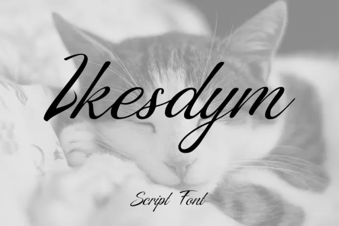 Ikesdym Script Font