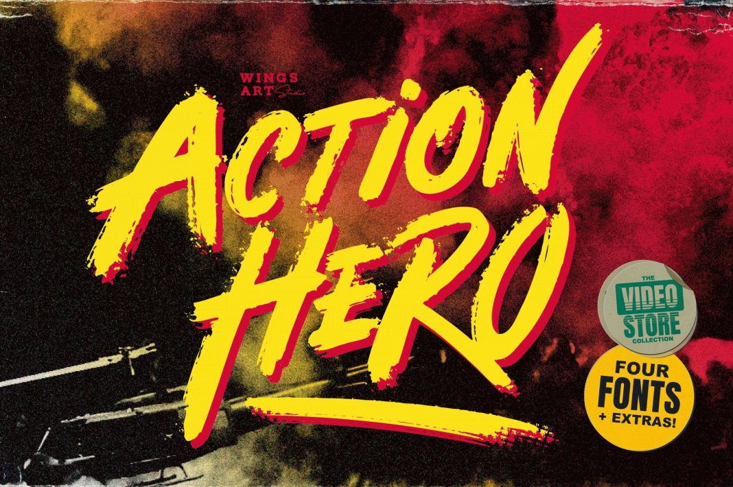 Action Hero font