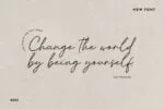 Andiela Sathony Signature Font