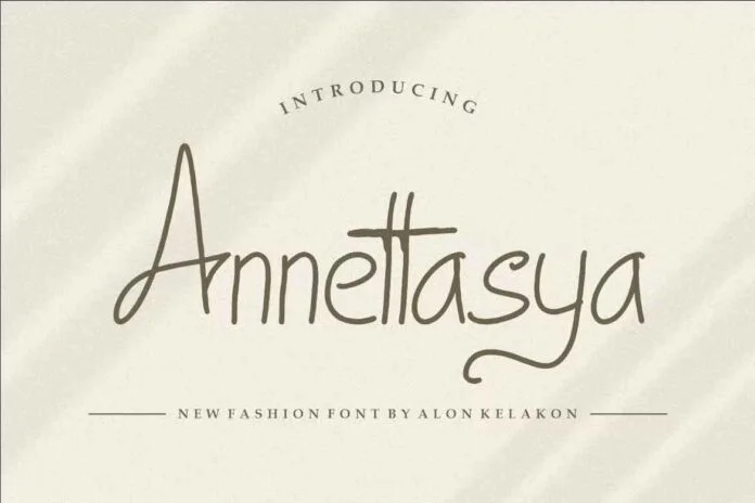 Annettasya Font