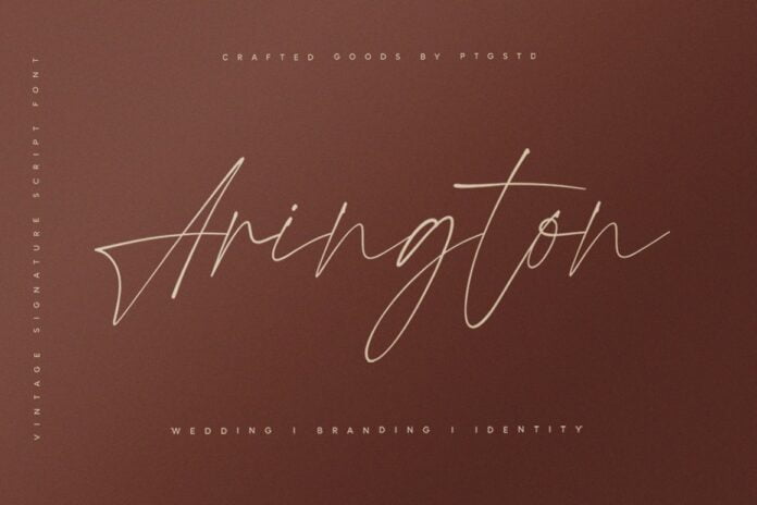 Arington | Vintage Signature Script