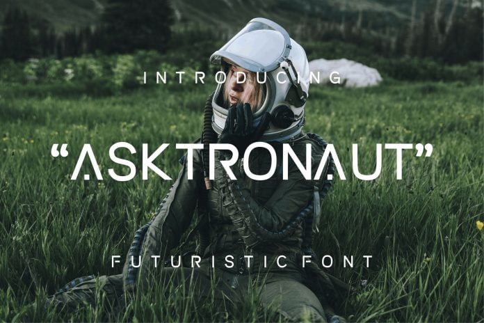 Asktronaut Futuristic Font