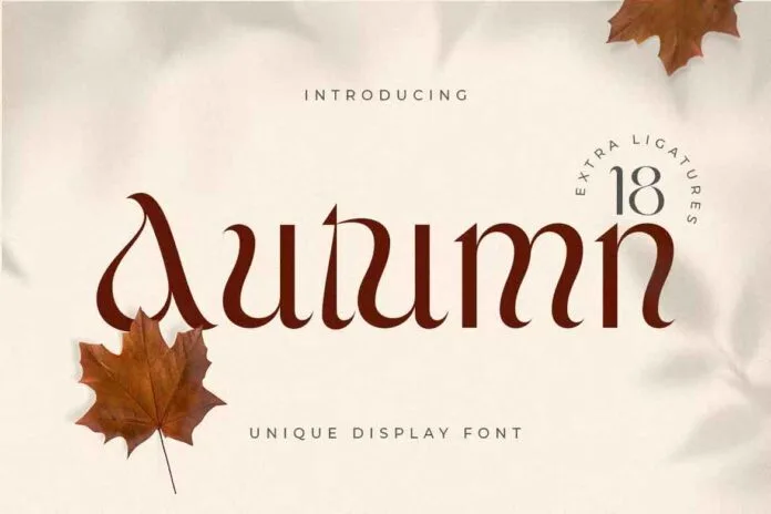 Autumn Font Autumn Font