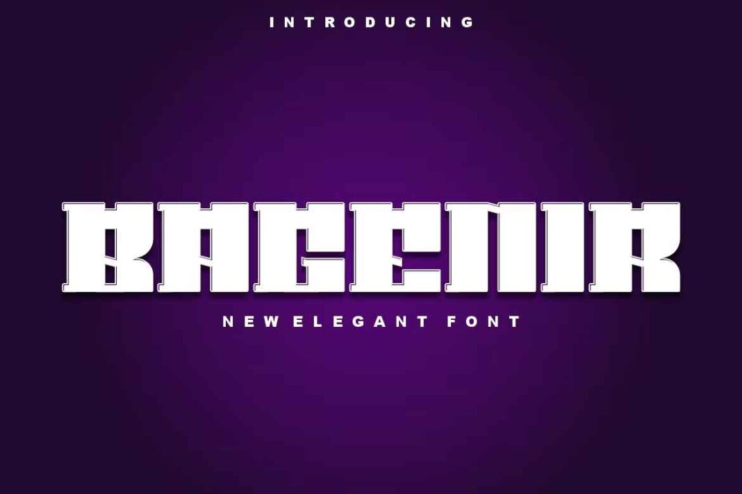 Bagenir Font
