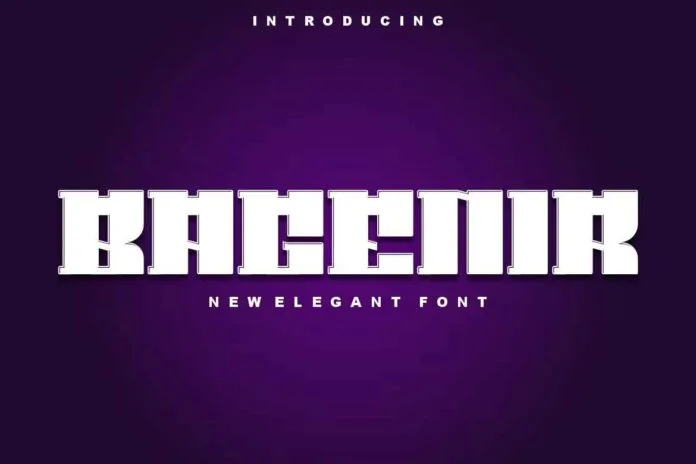 Bagenir Font