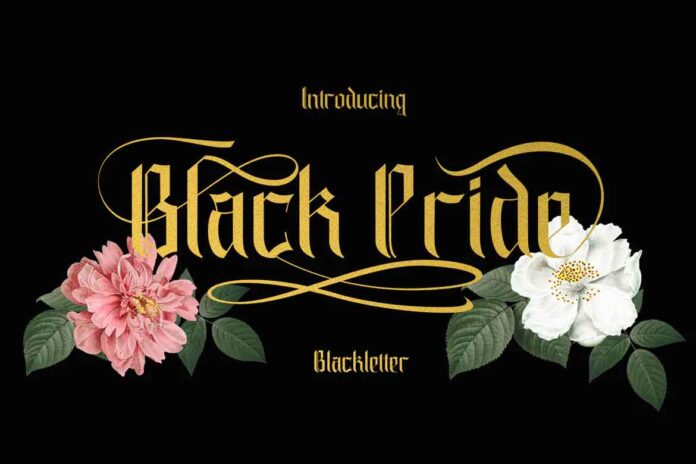 Black Pride Font