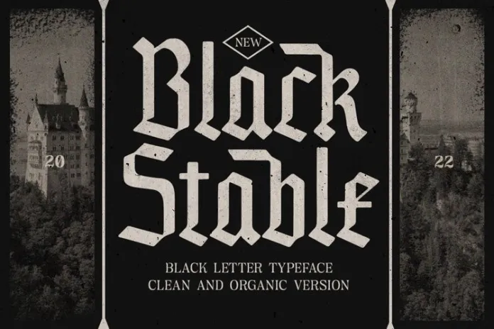 Black Stable Font