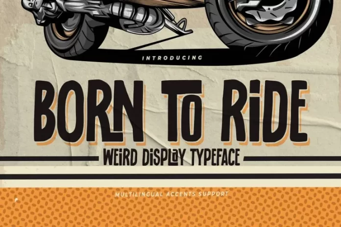 Born to Ride Font