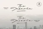 Briana 2 Styles Signature Font