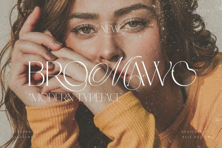 Bromawo Elegant Typeface