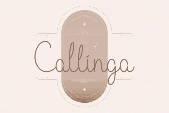 Callinga Font