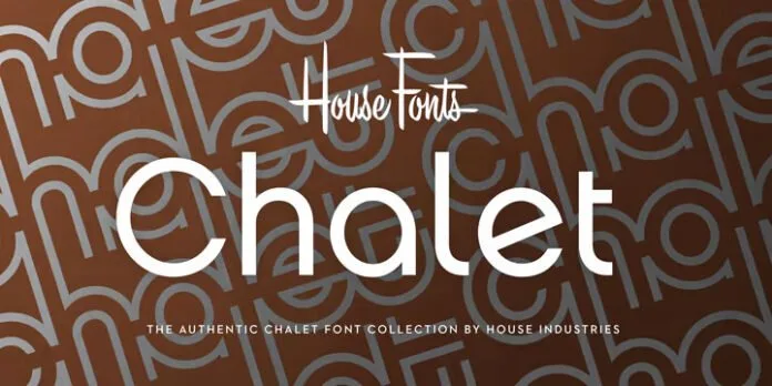Chalet Font Chalet Font