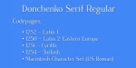 Donchenko Serif Font