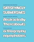 F37 Opaque Font