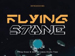 Flying Stone Font