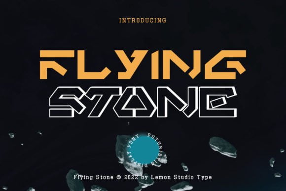 Flying Stone Font