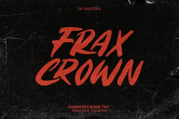 Fraxcrwon Font