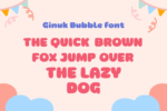 Ginuk Font
