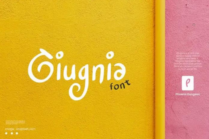 Giugnia Font