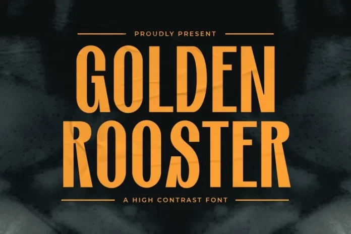 Golden Rooster Font