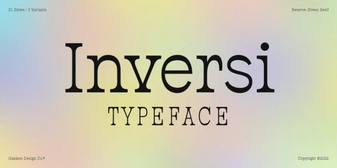 Inversi Font