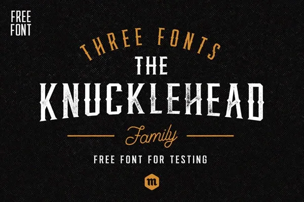 Knucklehead Font