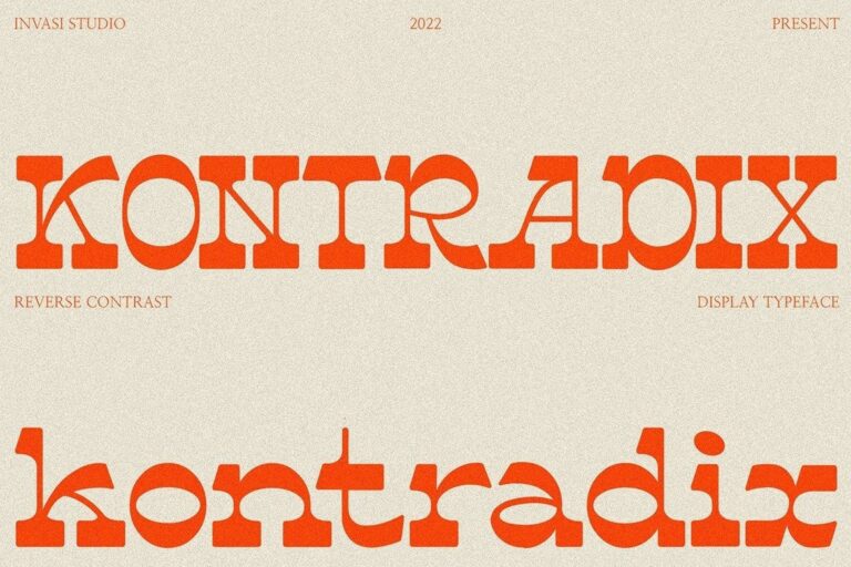 Kontradix Font
