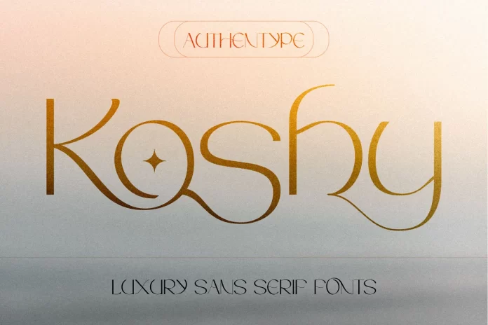 Koshy Luxury Sans Serif Font