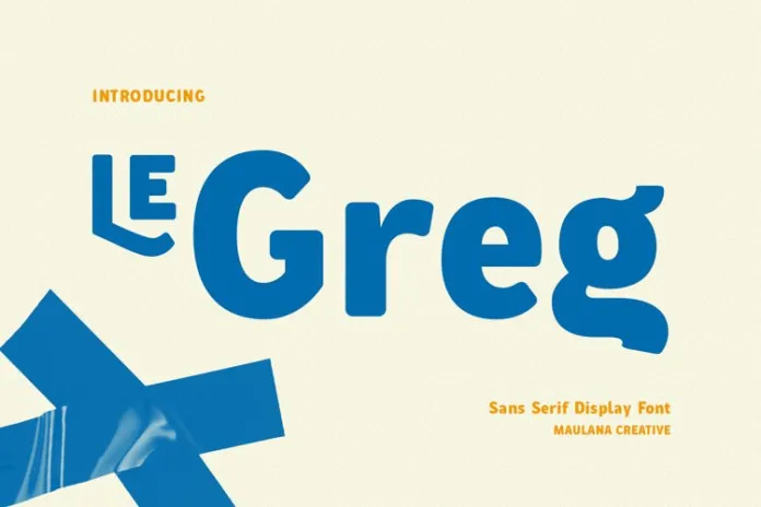 Le Greg Font