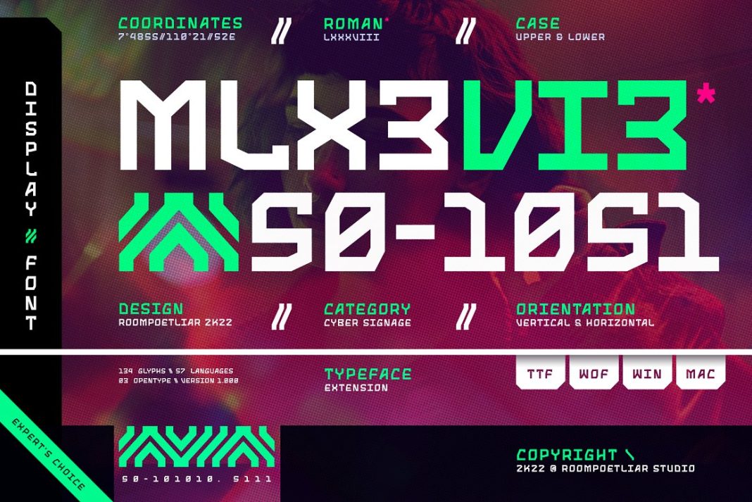 M-LX3VI3 Display Font