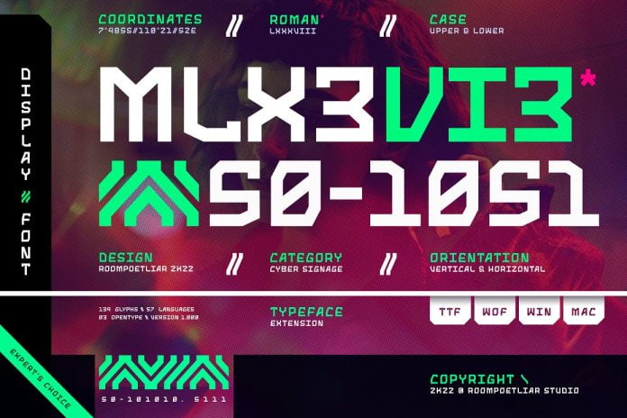 M-LX3VI3 Display Font
