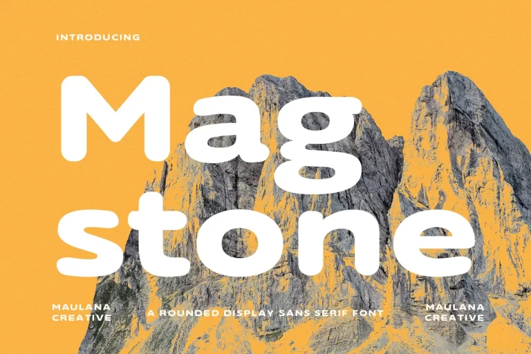 Magstone Sans Round Display Font
