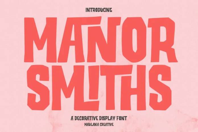 Manor Smiths Font