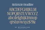 McKenzie Headline Nineties Font