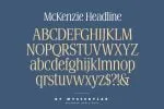 McKenzie Headline Nineties Font
