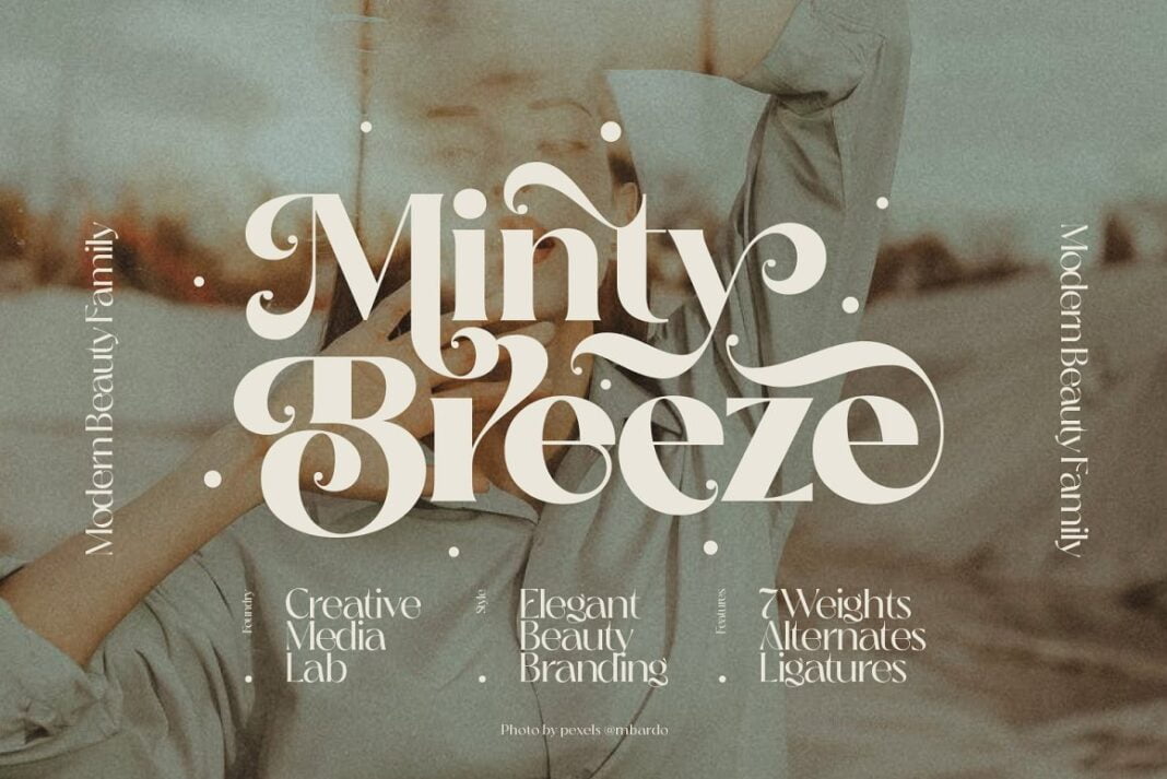Minty Breeze Font Family Minty Breeze Font Family