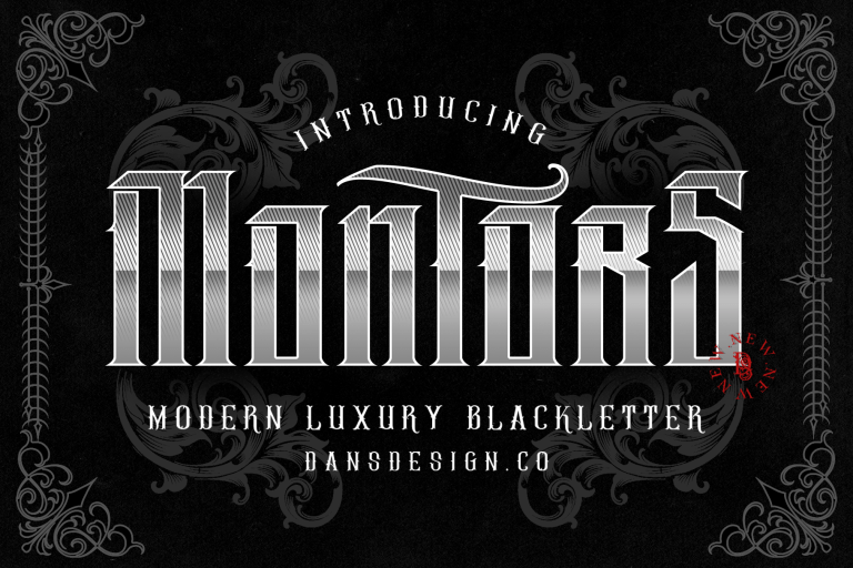 Montors Modern Blackletter Font