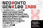 Neo-Oxtogen 108 Display Font
